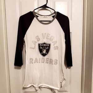 Official Las Vegas Raiders Raglan Tee